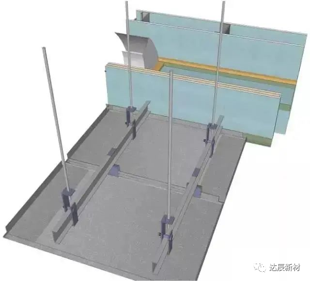 達辰新材施工第十八期地面、吊頂、墻面三維節(jié)點做法